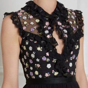 Needle and Thread Utopia Black Dress Floral